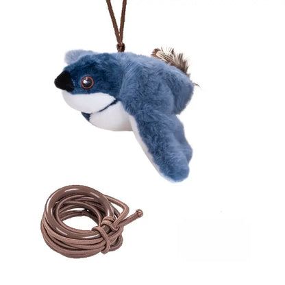 Oiseau interactif pour chat – Sons réalistes et ailes battantes