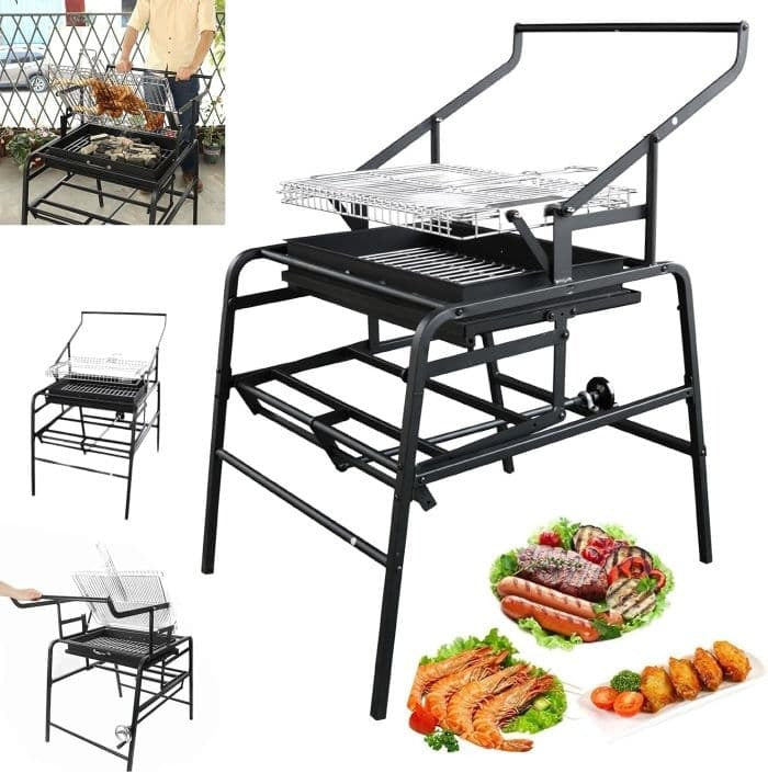 Barbecue portable 360° pivotant (83×41×109 cm)